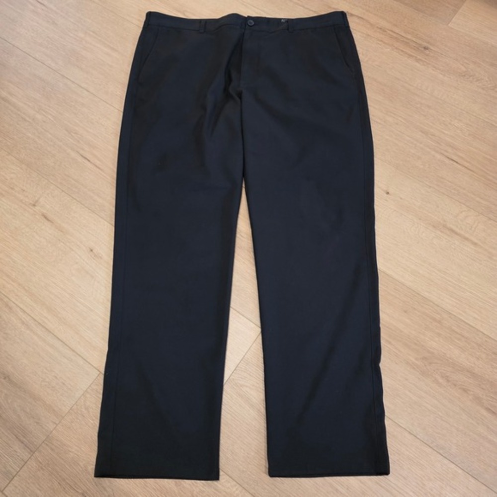 Mizzen+Main Baron Athletic Tapered Performance Pants Black 40x32 Fits 42x32‎